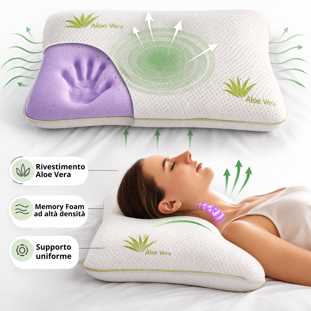 Cuscini Memory Aloe