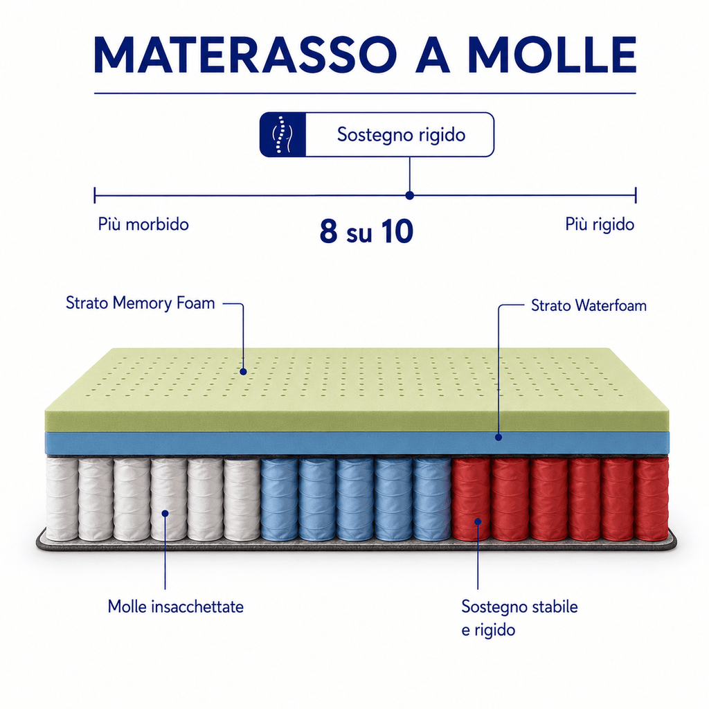Materasso Molle Insacchettate - Dorméa